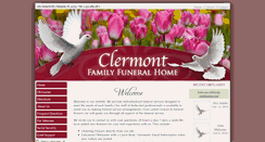 Desktop Screenshot of clermontfuneralhome.com
